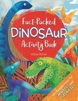 Paperback Fact-Packed Dinosaur Activity Book