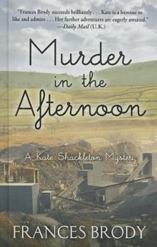 Hardcover Murder in the Afternoon [Large Print] Book