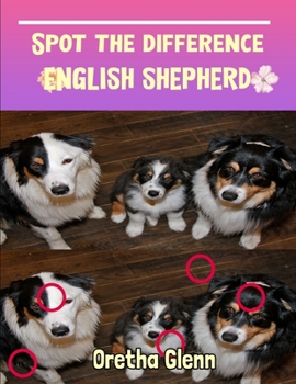 Paperback Spot the difference English Shepherd: Picture puzzles for adults Can You Really Find All the Differences? Book