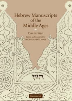 Hardcover Hebrew Manuscripts of the Middle Ages Book