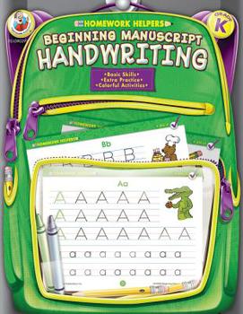 Paperback Beginning Manuscript Handwriting, Grade K Book