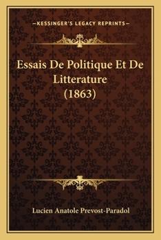 Paperback Essais De Politique Et De Litterature (1863) [French] Book