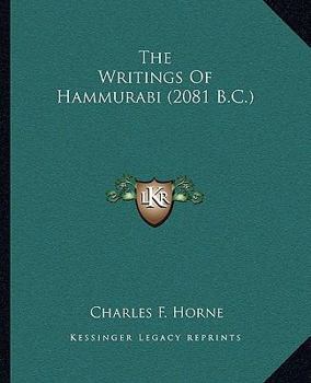 The Writings Of Hammurabi