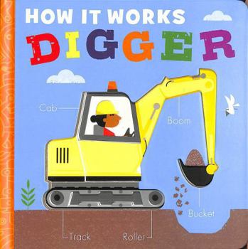 Board book How it Works: Digger Book
