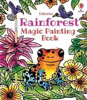 Paperback Rainforest Magic Painting Book