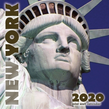 Paperback New York 2020 Mini Wall Calendar Book