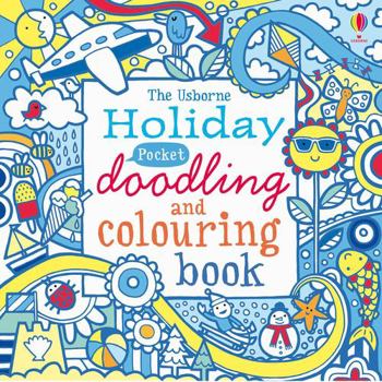 Paperback Pocket Doodling and Colouring: Holiday Book