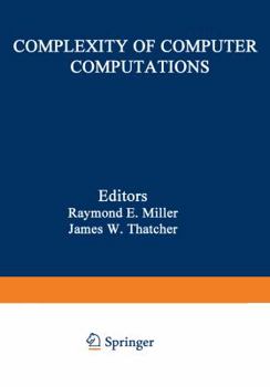 Complexity of Computer Computations (Computer Applications in the Earth Sciences)