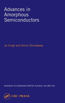 Hardcover Advances in Amorphous Semiconductors Book