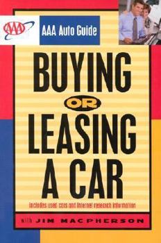 Hardcover AAA Auto Guide: Buying or Leasing a Car Book