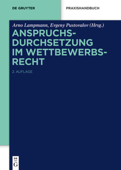 Hardcover Anspruchsdurchsetzung Im Wettbewerbsrecht [German] Book