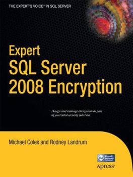 Paperback Expert SQL Server 2008 Encryption Book