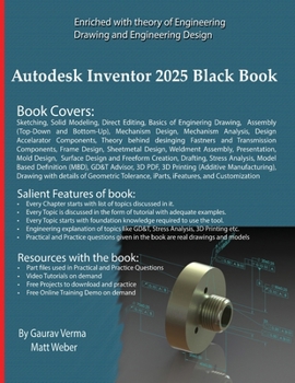 Paperback Autodesk Inventor 2025 Black Book
