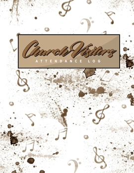 Paperback Church Visitors Attendance Log Book