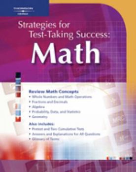 Paperback Strategies for Test Taking Success: Math Book