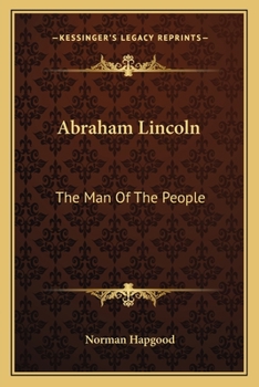 Paperback Abraham Lincoln: The Man of the People Book