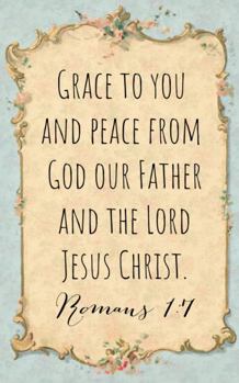 Paperback Romans 1:7 Perpetual Journal: Composition Book, College Ruled Book