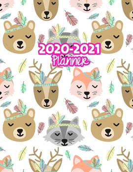 2020-2021 Planner: Two Year Calendar Organizer and Goal Journal | January 2020 - December 2021 Daily, Weekly and Monthly Planner Book with Back Sticker Expression Wall for 2 Years | Design Code 699917