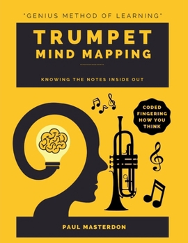 Trumpet Mind Mapping - A Mnemonically Color-Coded Cornet & Trumpet Fingering Chart Book: With Unique Player's Eye View (Trumpet Mnemonics - Fast Track Your Playing the Easy Way)