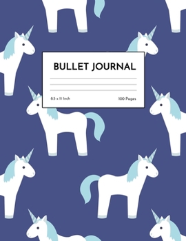 Paperback Bullet Journal: Nifty Unicorn Dot Grid Notebook - Dotted Note Pad for Kids, Girls, Teens, Tweens, Women - Gifts for Birthday and Chris Book