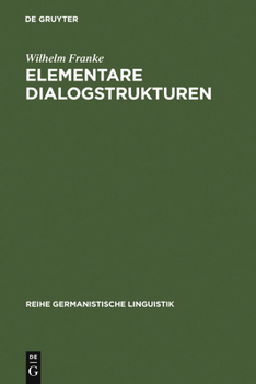 Hardcover Elementare Dialogstrukturen [German] Book