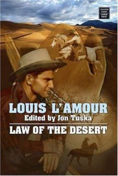Hardcover Law of the Desert [Large Print] Book