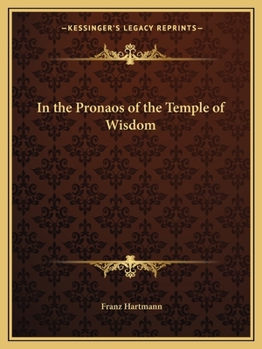 Paperback In the Pronaos of the Temple of Wisdom Book