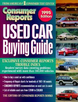 Paperback Used Car Buying Guide, 1995 (Consumer Reports Used Car Buying Guide) Book