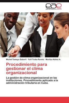 Paperback Procedimiento para gestionar el clima organizacional [Spanish] Book