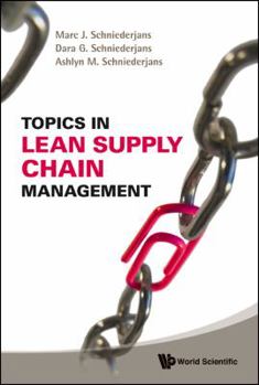 Hardcover Topics in Lean Supply Chain Management Book