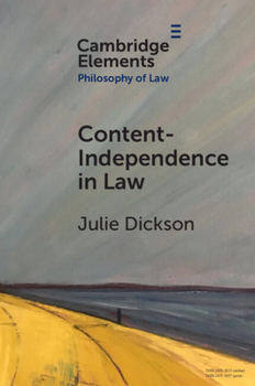 Paperback Content-Independence in Law Book