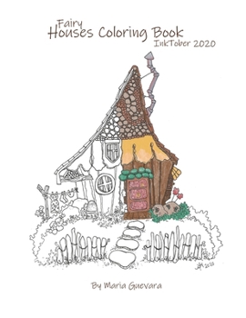 Paperback Fairy Houses Coloring Book: Inktober 2020 Book