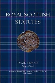 Paperback Royal Scottish Statutes Book