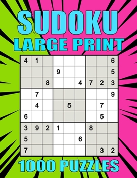 Paperback Sudoku Large Print 1000 Puzzles: 1000 Extremes Hard Sudoku Puzzles for Adults With Solutions and Large Print for Better Gaming! Book