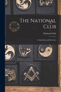 Paperback The National Club [microform]: Constitution and By-laws Book