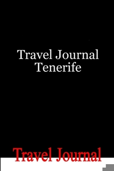 Paperback Travel Journal Tenerife Book