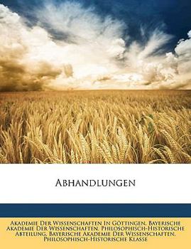 Paperback Abhandlungen [German] Book