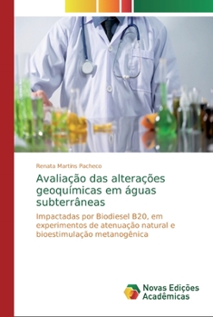 Paperback Avaliação das alterações geoquímicas em águas subterrâneas [Portuguese] Book