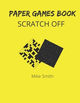 Paperback Paper Games Book Scratch Off Book