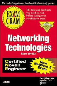 Paperback CNE Networking Technologies Exam Cram Exam 50-632 Book