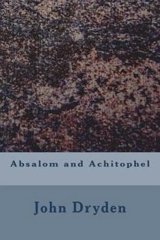 Paperback Absalom and Achitophel Book