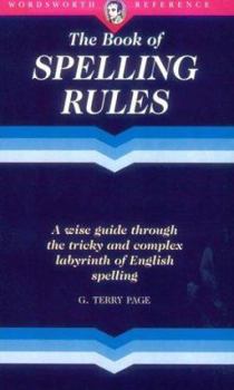 Paperback Book of Spelling Rules Book