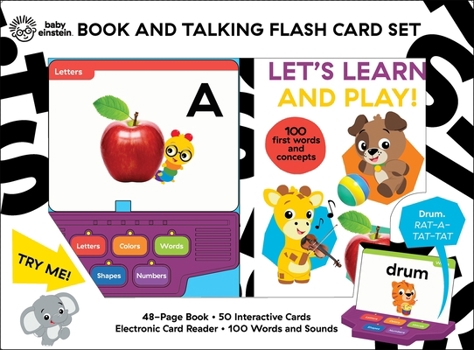 Misc. Baby Einstein: Let's Learn and Play! Book and Talking Flash Card Sound Book Set [With Battery] Book
