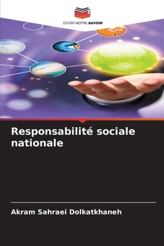 Paperback Responsabilité sociale nationale [French] Book
