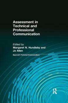 Paperback Assessment in Technical and Professional Communication Book