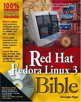 Paperback Red Hat Fedora Linux 3 Bible Book