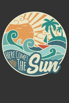 2020 Week To View Dated Planner Diary: 6x9 Inches Paperback Summer Surfing Here Comes The Sun Sea Ocean