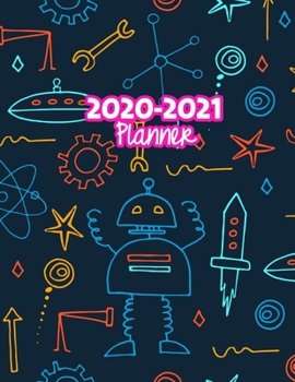 2020-2021 Planner: Two Year Calendar Organizer and Goal Journal | January 2020 - December 2021 Daily, Weekly and Monthly Planner Book with Back Sticker Expression Wall for 2 Years | Design Code 409946