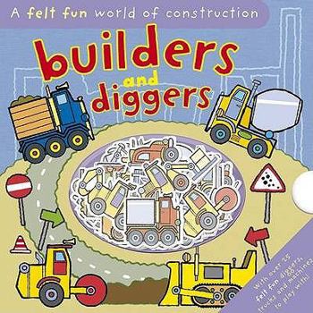 Hardcover Felt Fun Diggers and Builders Book