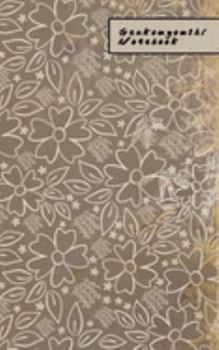 Genkouyoushi Notebook: Small Kanji Practice Journal- Vintage Japanese Floral